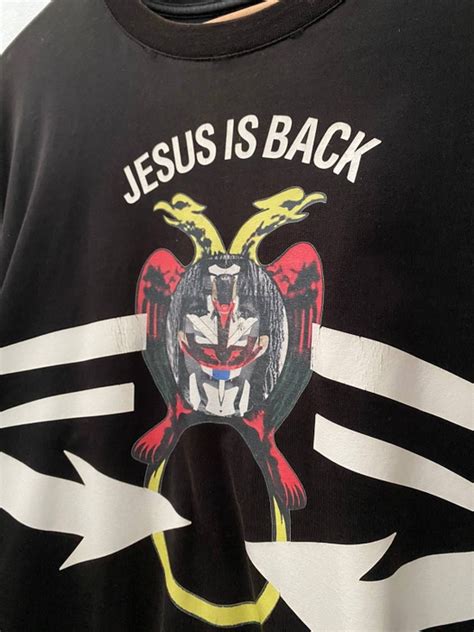 givenchy jesus is back shirt wtf